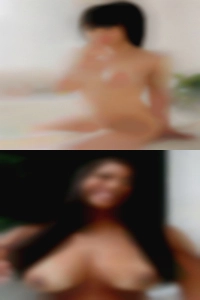 Milking large breasted nude woman.