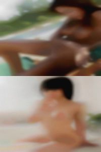 Nude girls couple write on ass.